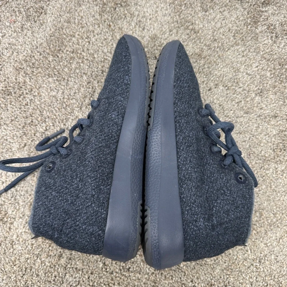 Allbirds Wool Runner Mizzle Mid Top Sneakers Womens 9 Charcoal Grey WRU1W9